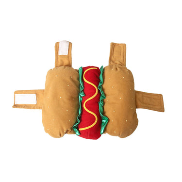 Pet Transformation Costume Folding Clothes Dog Shirts for Small Dogs Halloween Costumes Dog Burger Outfit Cat Hotdog Clothes, Gift For Pet 79